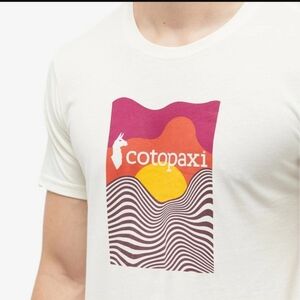 Cotopaxi Men's Vibe Organic Cotton Tee Size M Bone Color